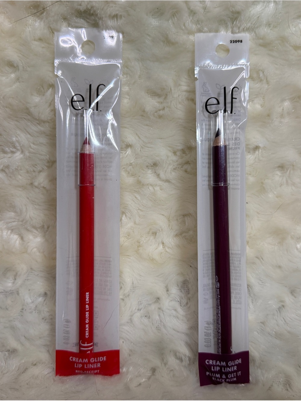 ELF Cream Glide Lip Liner Duo — Red & Plum